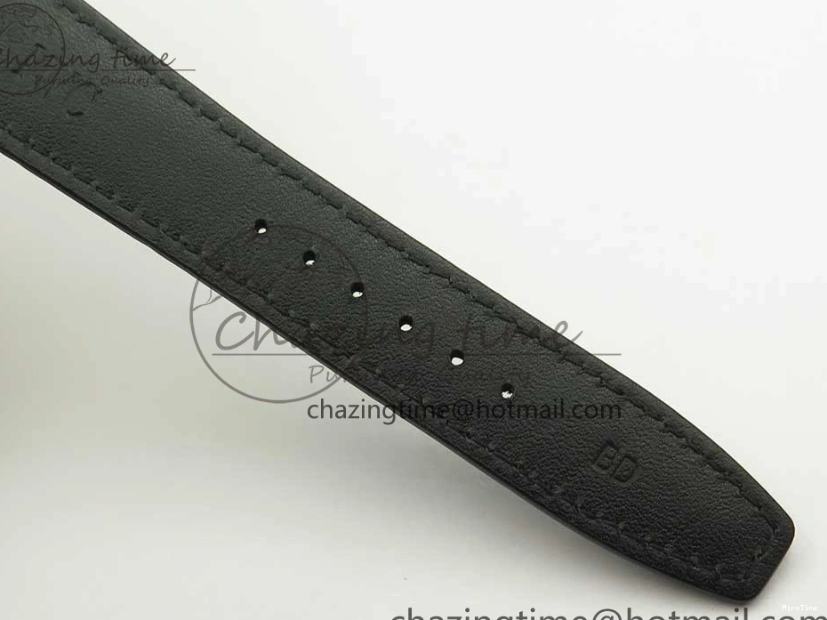 MIROTIME 0116 Portuguese Tourbillon IW5046 RG ZF Best Edition Gray Dial on Black Leather Strap SmoothTexture 7142